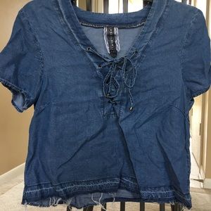 Jean Cross-tied Shirt